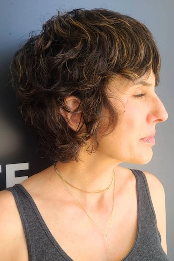 Curly Pixie Shag Hairstyle