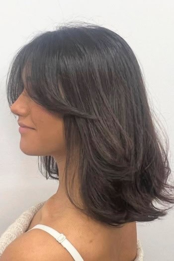 Voluminous Wavy Lob Haircut