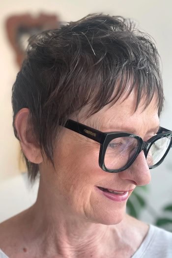 Short Textured Pixie with Bangs Hairstyle