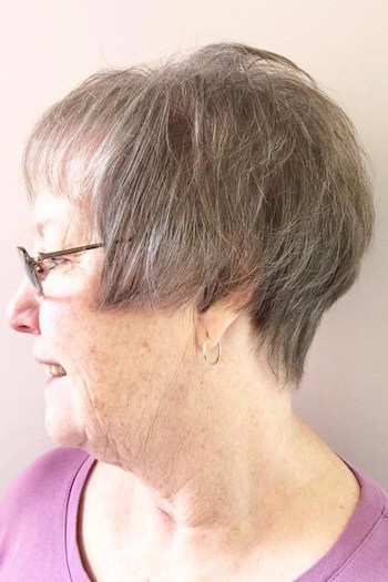 Short Layered Cut For Fine Gray Hair Haircut