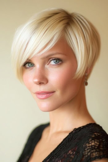 Cropped Pixie Bob Haircut