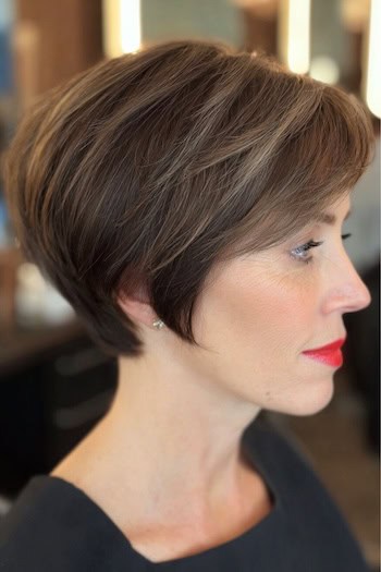 Pixie Bob for Fine Hair Haircut