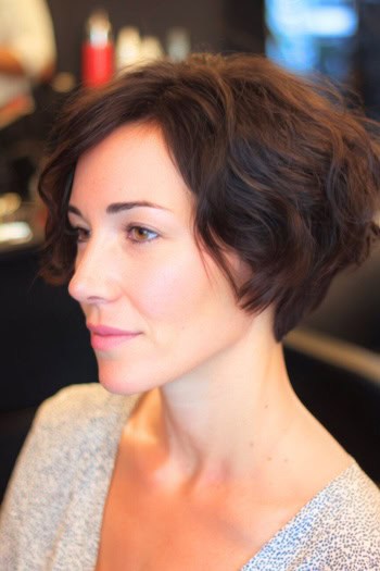 Wavy Textured Pixie Bob Haircut