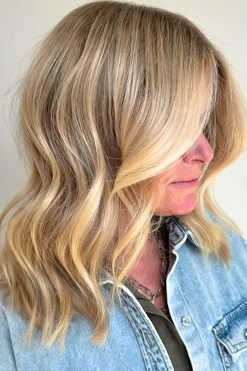 Maple Blonde With Light Blonde Highlights Hair Color