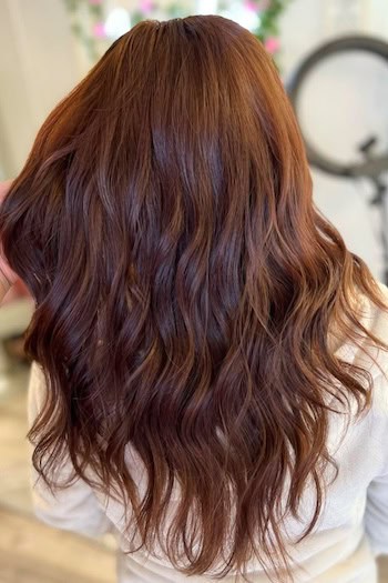 Cocoa Chocolate Brown Hair Color