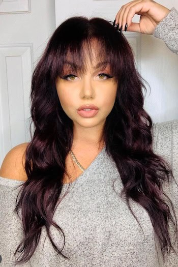 Dark Burgundy Brunette