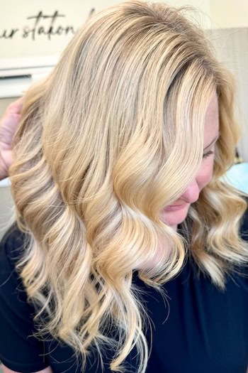 Golden Butter Blonde Hair Color