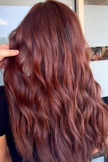 Reddish Auburn Brown Hair Color