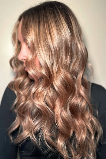 Warm Honey Bronze Blonde Hair Color