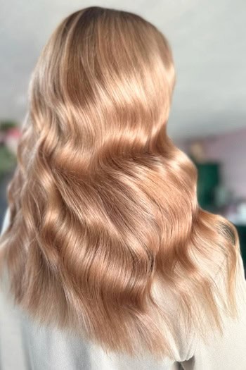 Golden Strawberry Blonde Hair Color