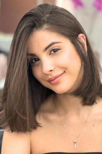 Voluminous Brown Sleek Lob Hairstyle