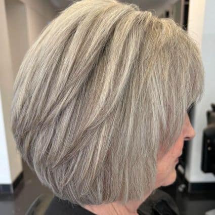 Blended Layered Bob Hairstyle