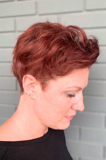 Textured Pixie For Thick Hair Hairstyle