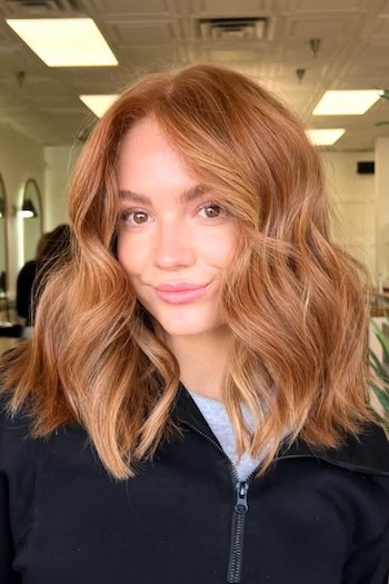 Cinnamon Strawberry Blonde Hair Color