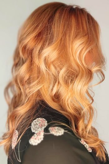 Dimensional Strawberry Blonde With Golden Highlights Hair Color