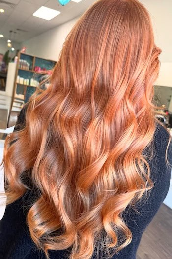 Light Auburn Strawberry Blonde Hair Color