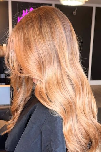 Warm Strawberry Blonde Hair Color