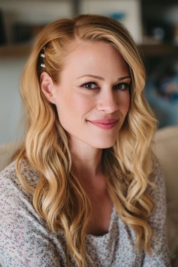 Bobby Pin Accent Hairstyle