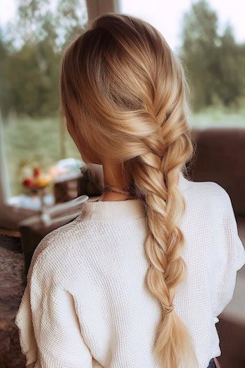 Simple Braid For Long Hair