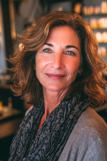 Medium Layered Waves Hairstyle