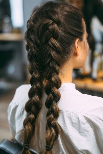 Double Braid Hairstyle