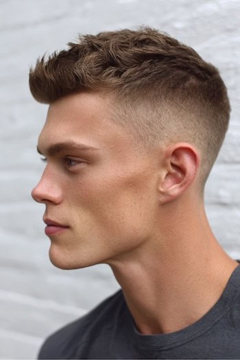 Brush Up Fade Haircut