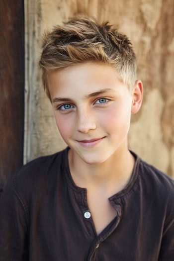 Textured Spiky Crop Haircut