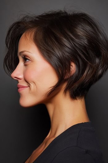 Tapered Bixie Haircut