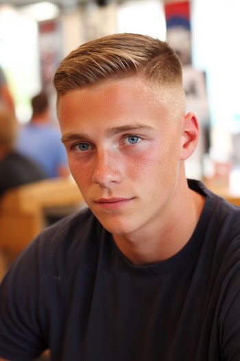 Comb Over Fade Haircut