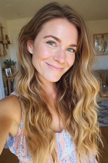 Long Natural Waves Hairstyle