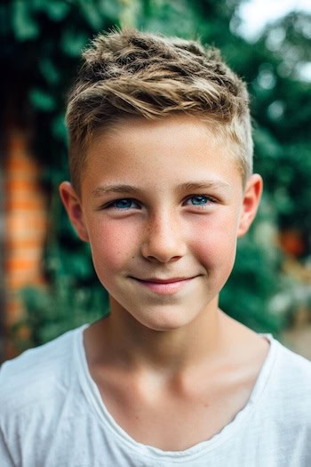 Textured Crop Haircut