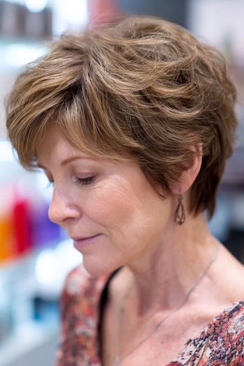 Pixie with Feathered Layers Hairstyle