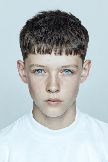 French Crop with Blunt Fringe Haircut