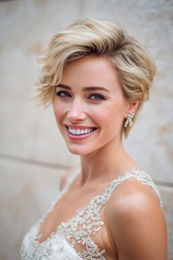 Textured Side-Swept Pixie Hairstyle