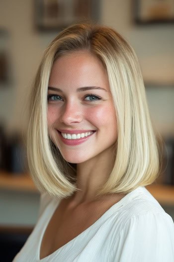 Long Blonde Bob