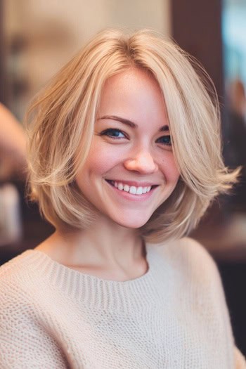 Face-Framing Blonde Bob