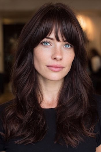 Soft Layers with Bangs Haircut