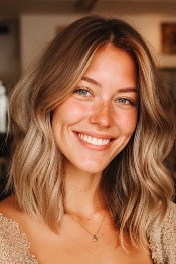 Natural Waves Hairstyle