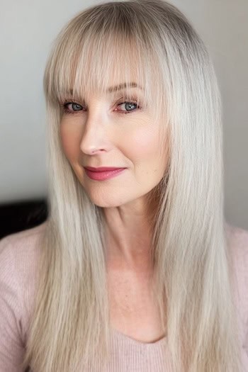 Long Fine Hair With Wispy Bangs Hairstyle
