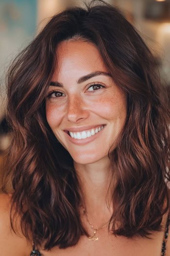 Beachy Waves Hairstyle