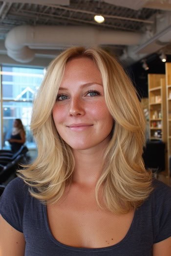 Layers With Flipped Ends Hairstyle