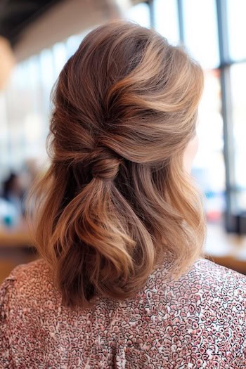 Soft Half-Up Twist Hairstyle