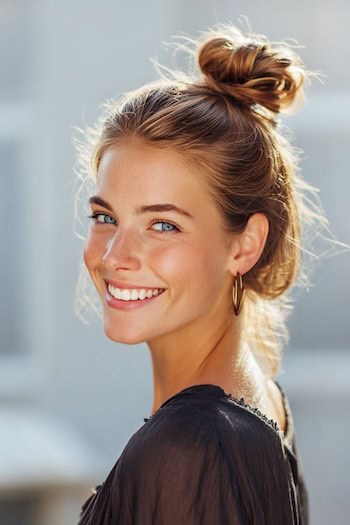 High Bun Hairstyle