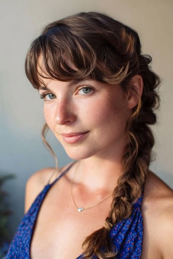 Low Side Braided Ponytail Hairstyle