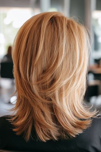 Medium Choppy Layers Hairstyle