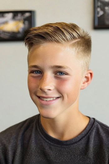 Comb Over Fade Haircut