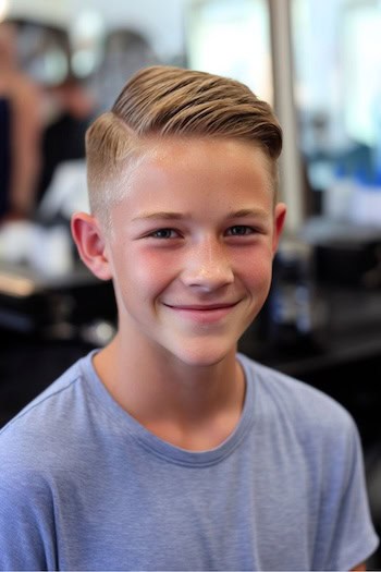 Side Part Fade Haircut
