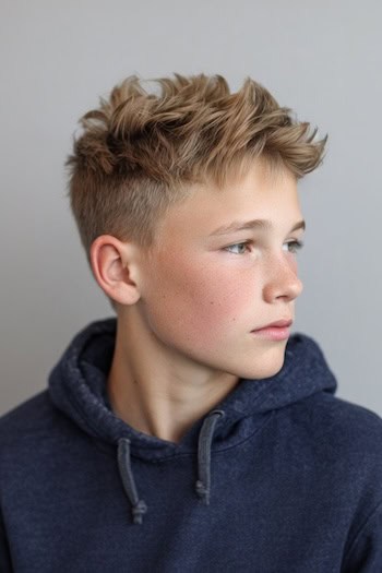 Textured Crop Haircut