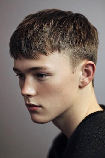 Caesar Cut Haircut for Teen Boys