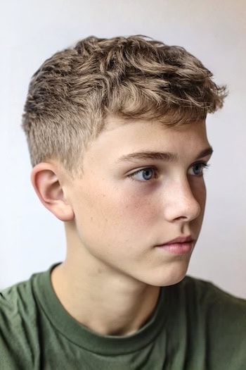 Short Brushed-Forward Cut